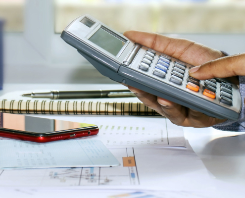 Non- profit organizer managing finances for upcoming movement