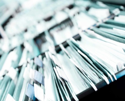 Piles of files
